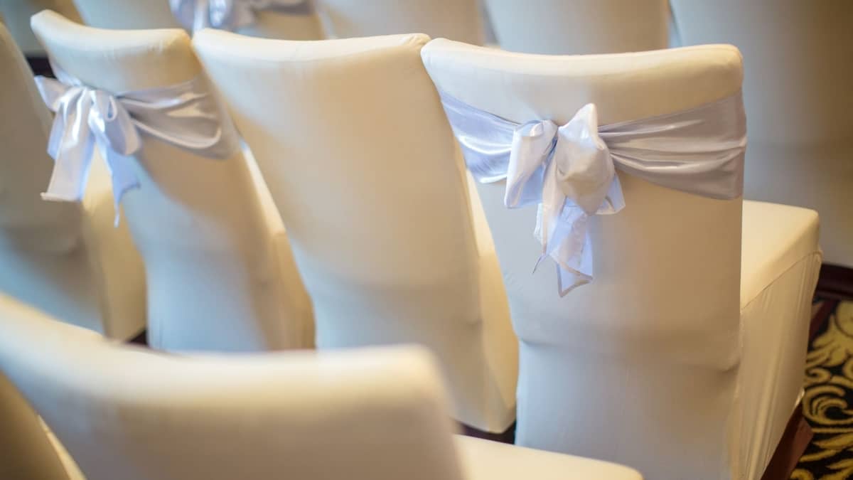Chair Bows for Wedding Receptions
