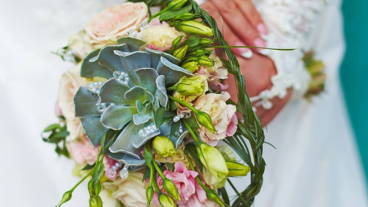 Succulent Wedding Bouquet Cost