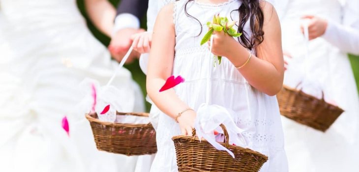 How To Decorate A Flower Girl Basket