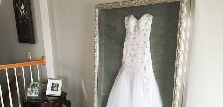 Large Shadow Box For Wedding Dress: Displaying Your Gown