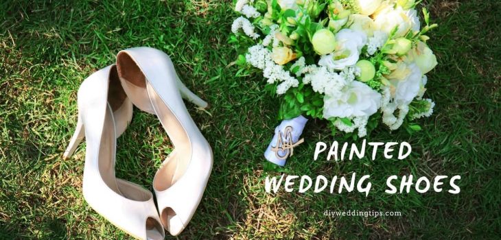 Painted Wedding Shoes