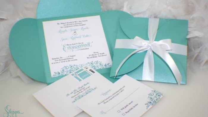  tiffany blue wedding invites