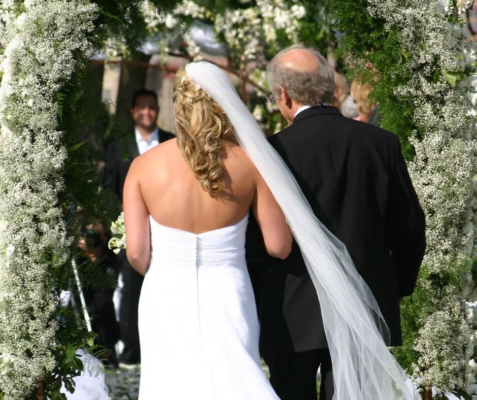 How to Secure a Veil with Hair Down?